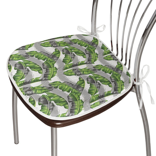 Bless international Rimesi Indoor/Outdoor Dining Chair Pad Cushion